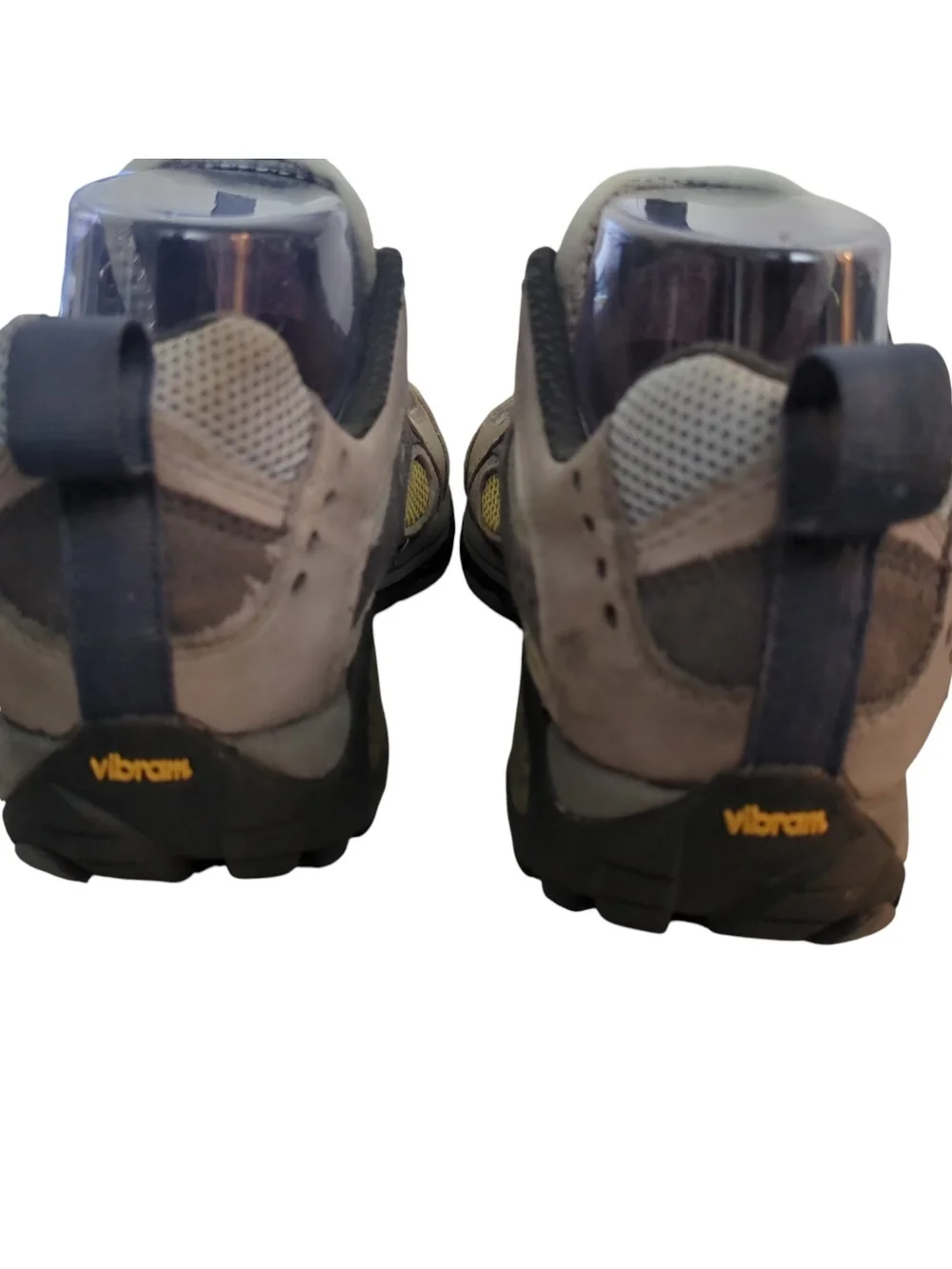 Merrell Continuum Women’s Hiking Trail Shoes Size 7 Brown Yellow Vibram Retro